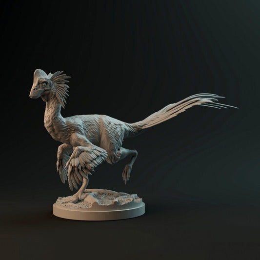 Anzu running  - Dino and Dog Miniatures