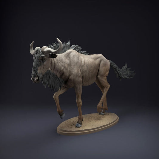 Wildebeest - UNPAINTED - Animal Den Miniatures