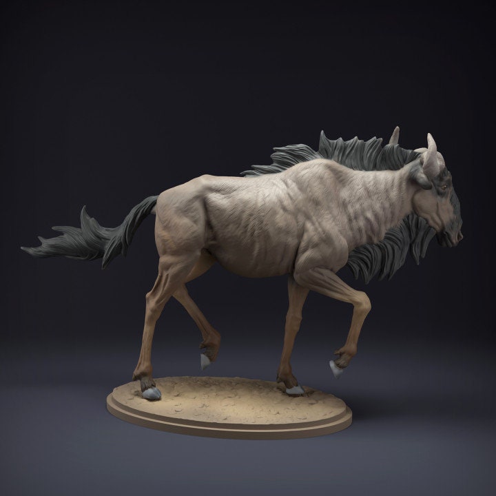 Wildebeest - UNPAINTED - Animal Den Miniatures