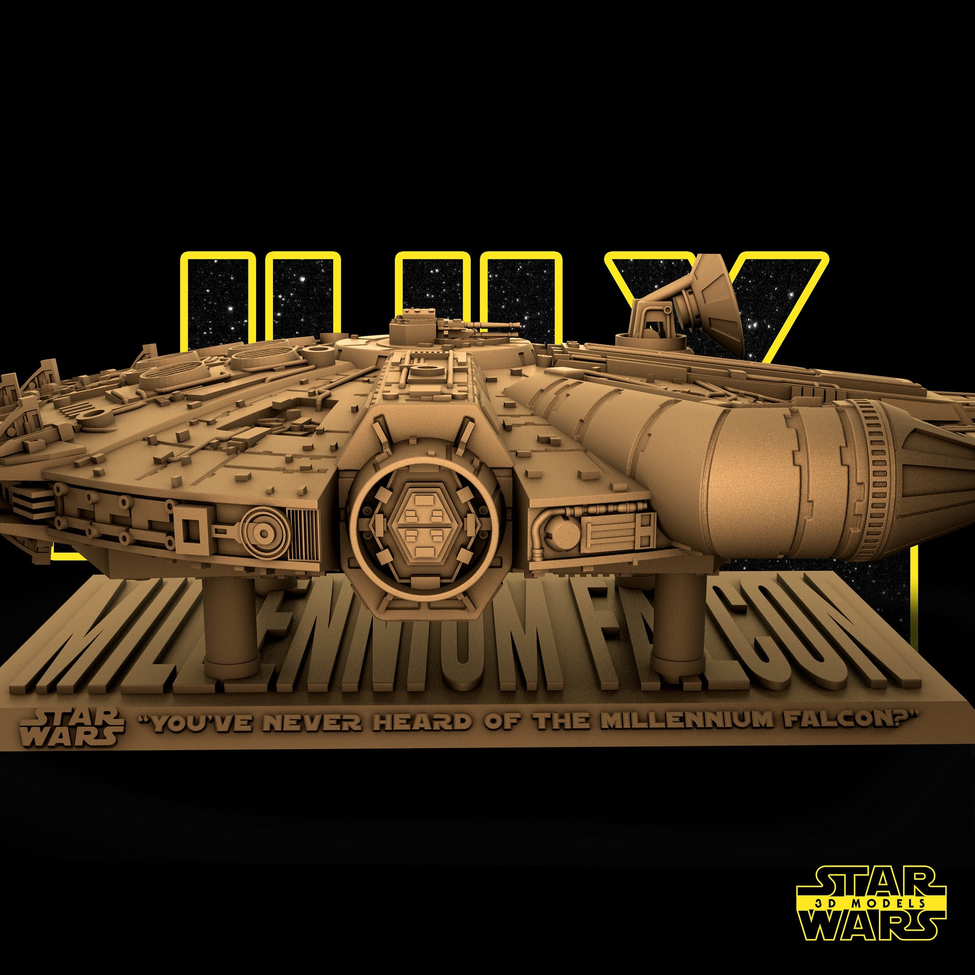 Millennium Falcon - Star Wars 3D Models
