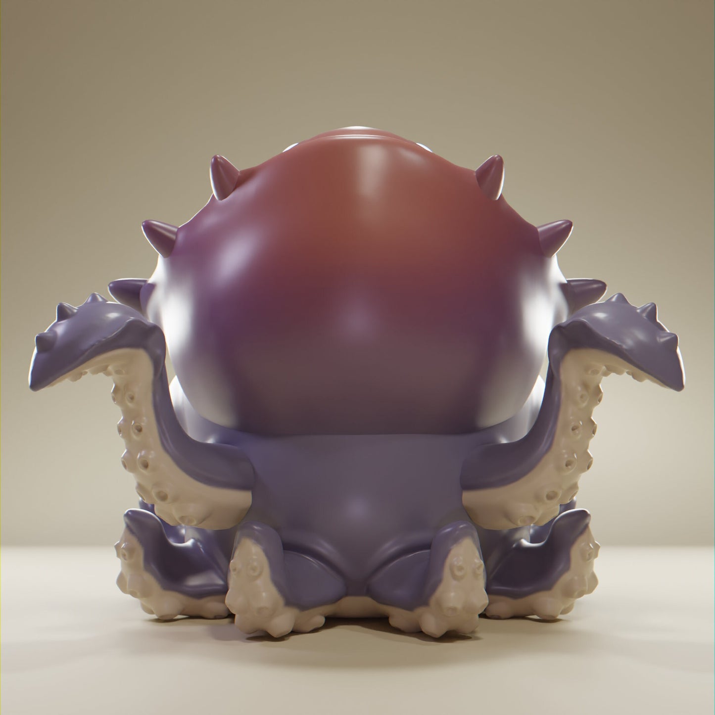 SquidOctopus - UNPAINTED - Grumpii Art Toy