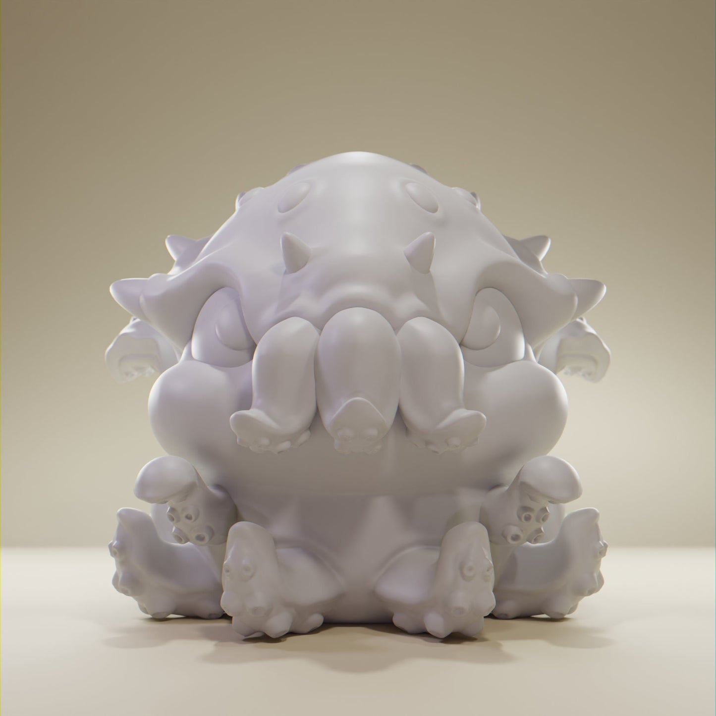 SquidOctopus - UNPAINTED - Grumpii Art Toy