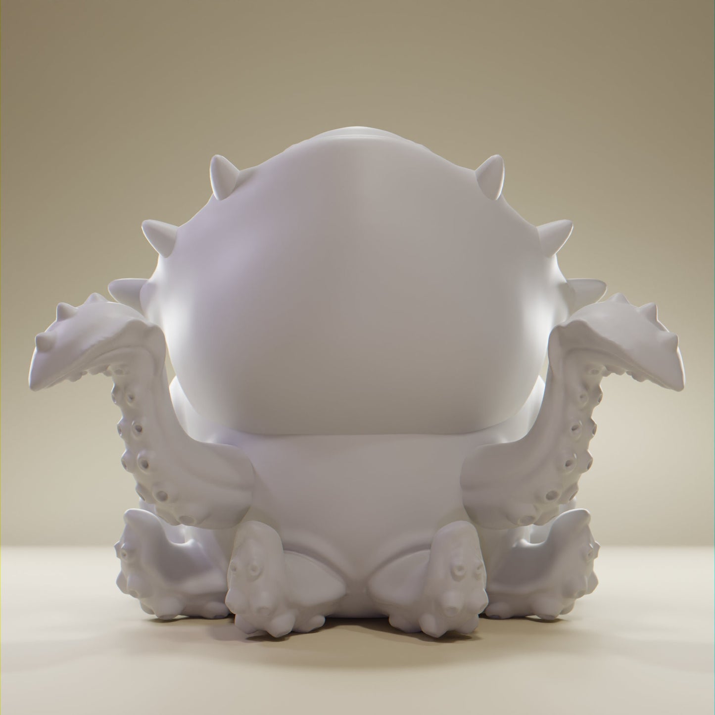 SquidOctopus - UNPAINTED - Grumpii Art Toy