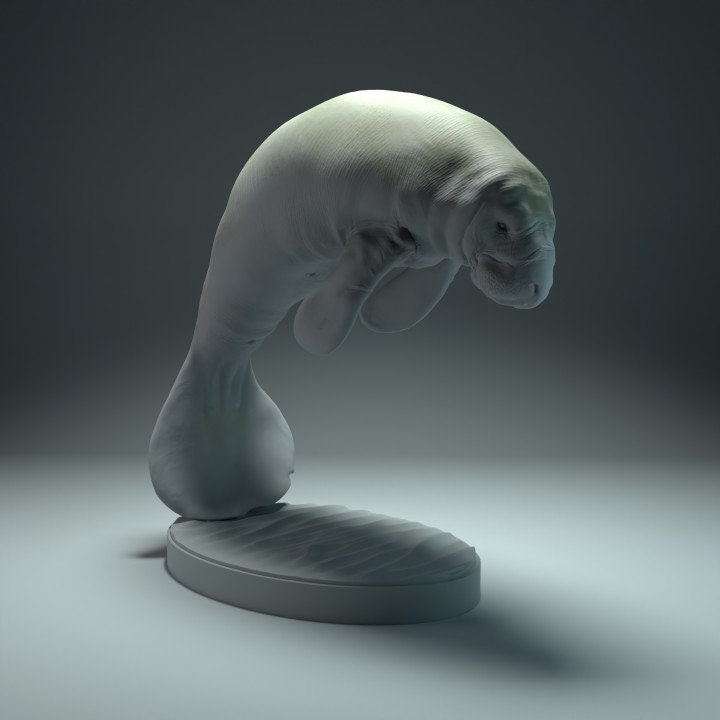 Manatee - UNPAINTED - Animal Den Miniatures