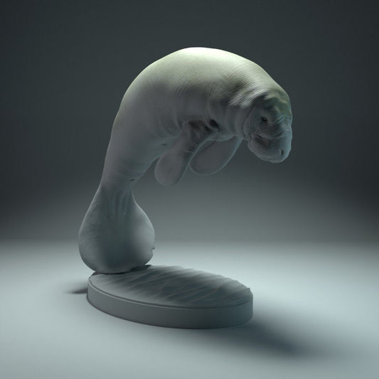 Manatee - UNPAINTED - Animal Den Miniatures