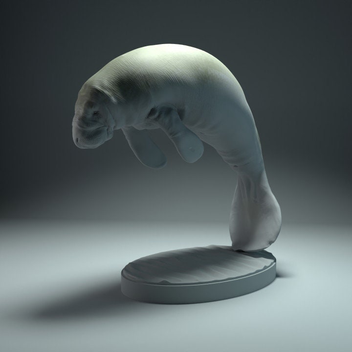 Manatee - UNPAINTED - Animal Den Miniatures
