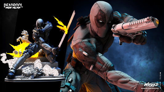 Deadpool - UNPAINTED - Wicked 3D