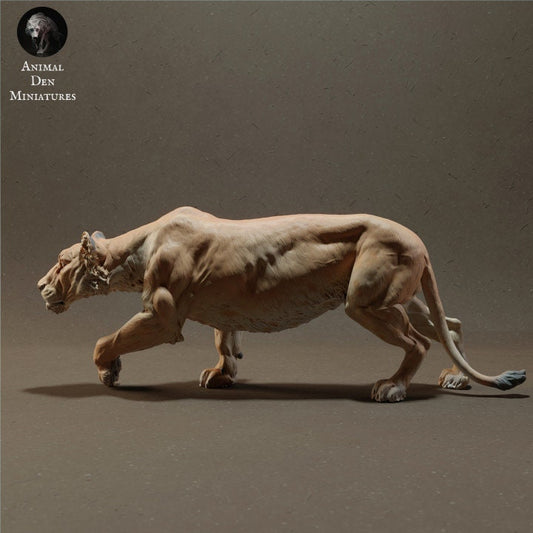 Lioness - UNPAINTED - Animal Den Miniatures