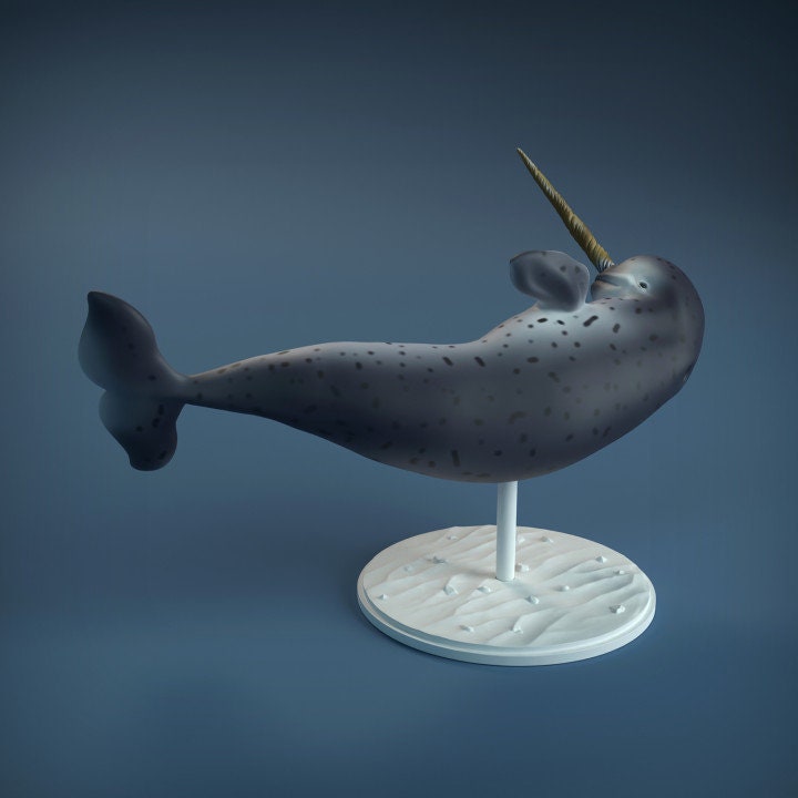 Narwhal - UNPAINTED - Animal Den Miniatures