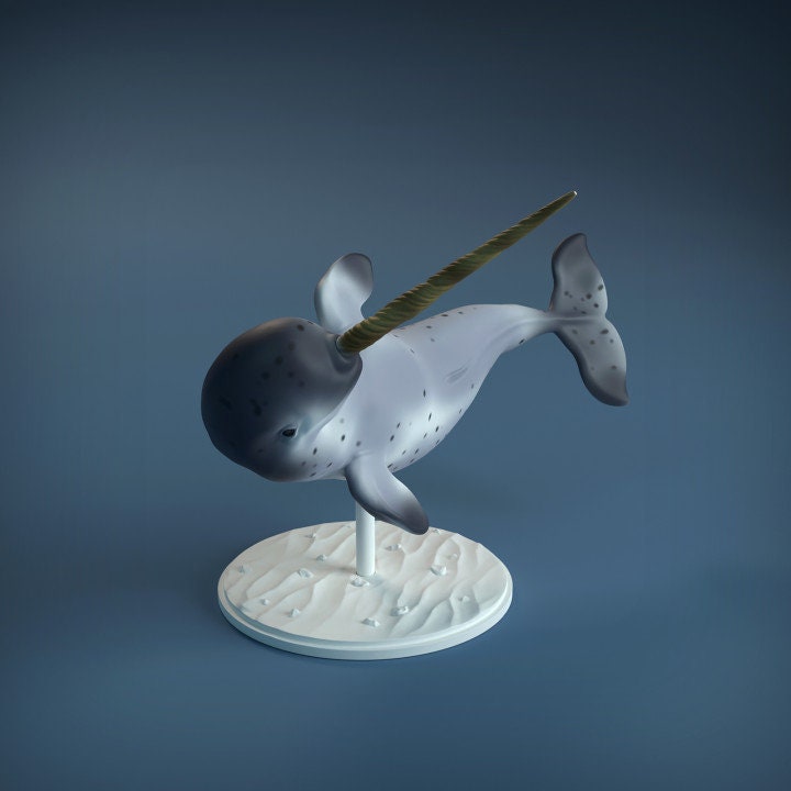 Narwhal - UNPAINTED - Animal Den Miniatures