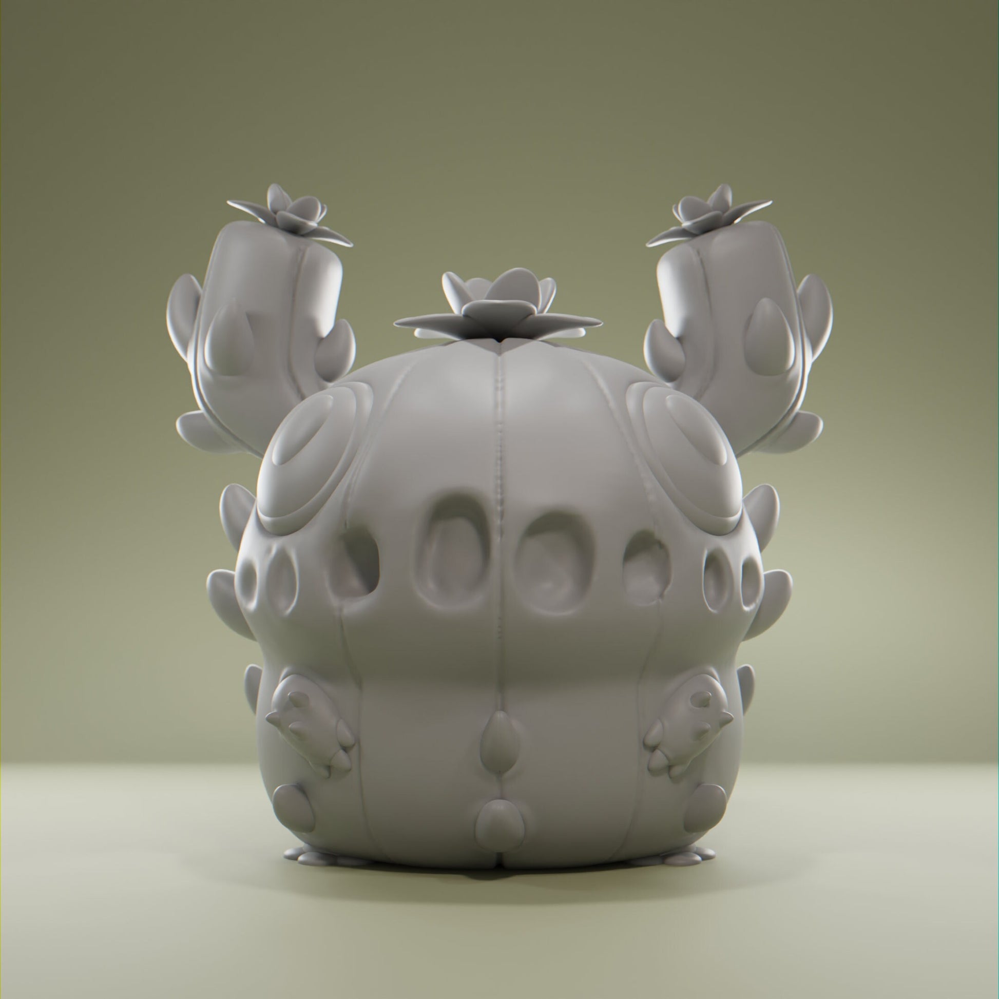 Cactii - UNPAINTED - Grumpii Art Toy