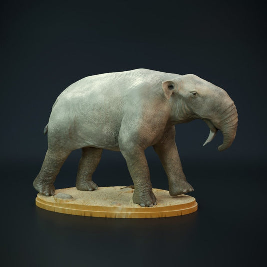Deinotherium - UNPAINTED 3D Resin Figure - Dino and Dog Miniatures