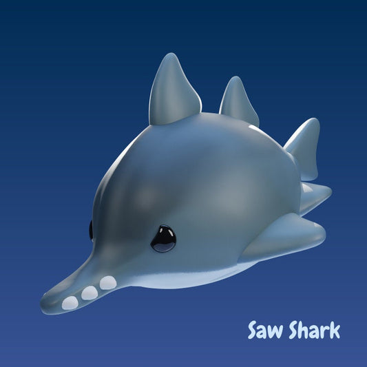 Saw Shark - UNPAINTED - Grumpii Art Toy