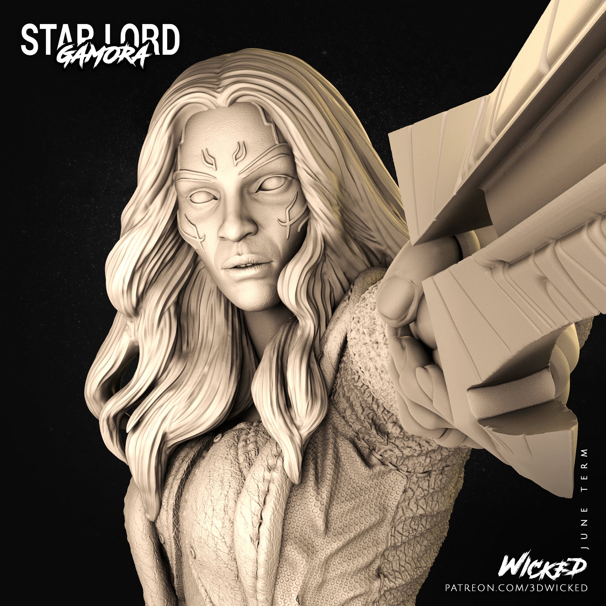 Gamora - Wicked 3D Models