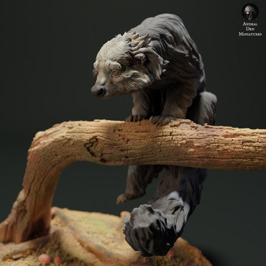 Binturong Climbing - UNPAINTED - Animal Den Miniatures