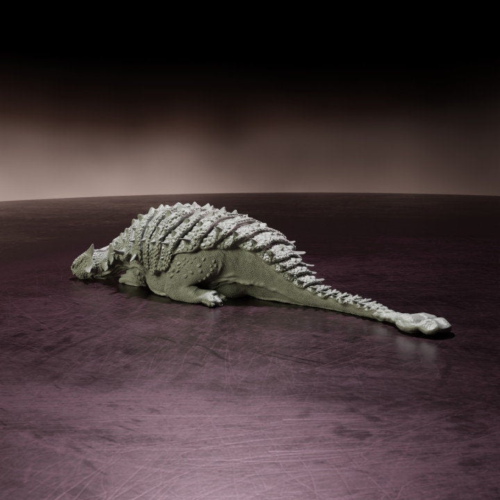 Ankylosaurs sleeping - Dino and Dog Miniatures