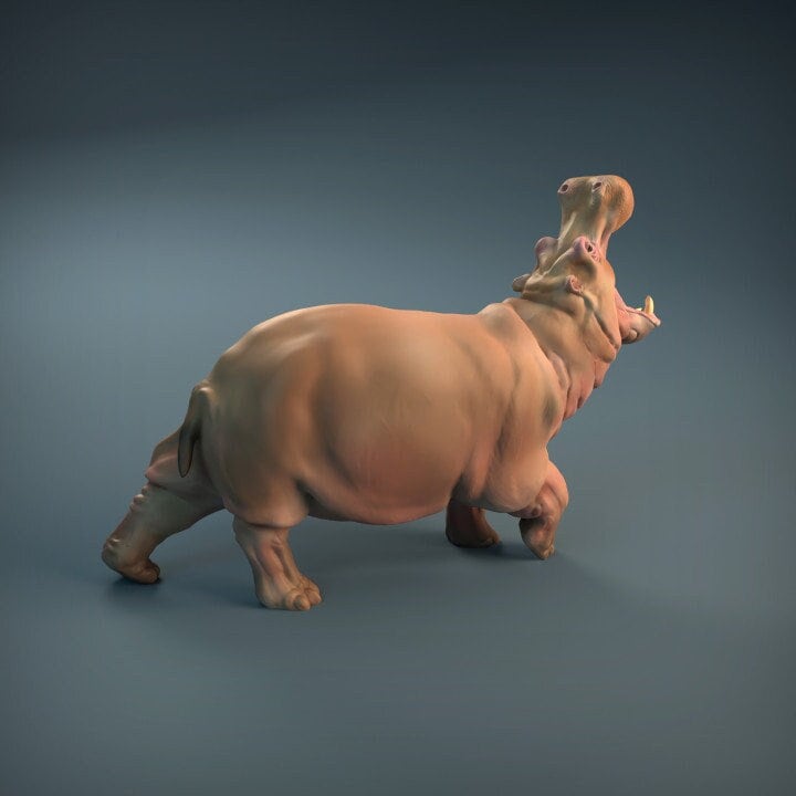 Hippo - Animal Den Miniatures