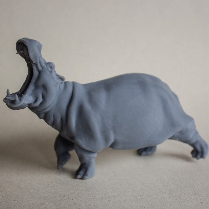 Hippo - Animal Den Miniatures