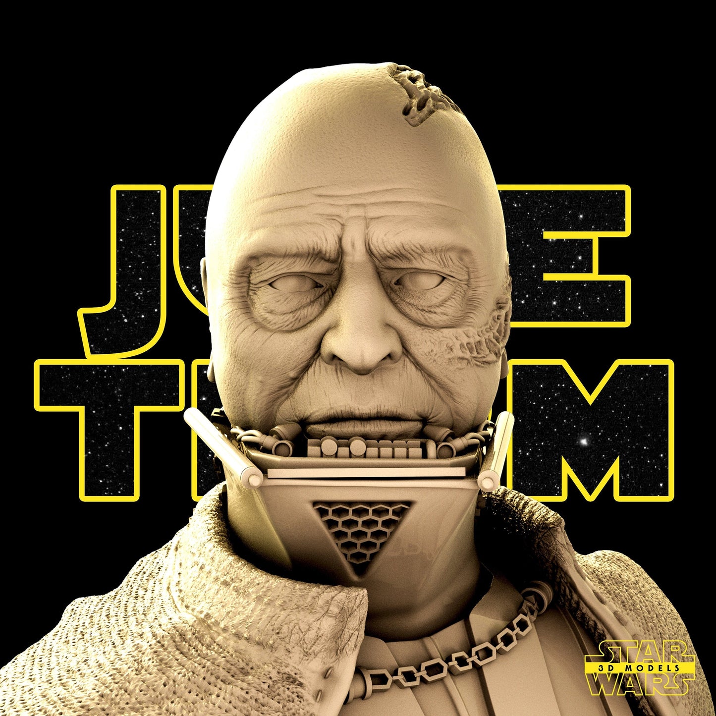Darth Vader/Anakin Bust - Star Wars 3D Models