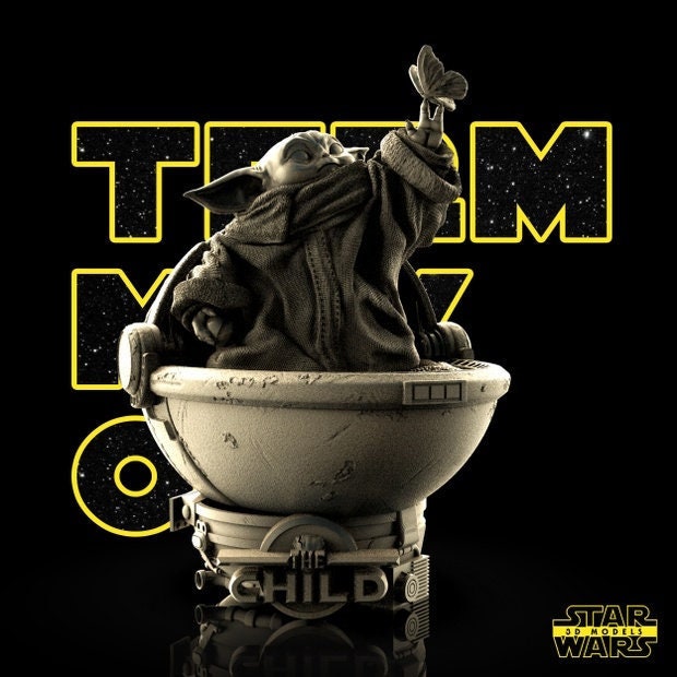 Grogu - Star Wars 3D