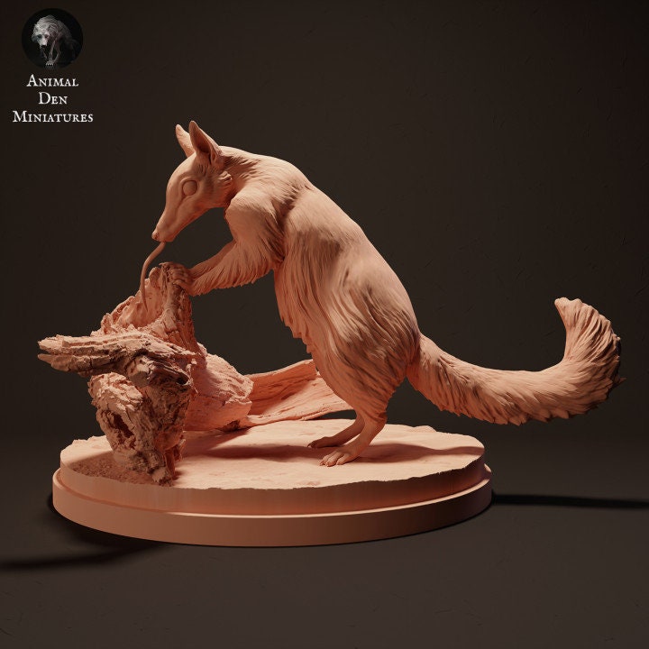 Numbat Eating - UNPAINTED -Animal Den Miniatures