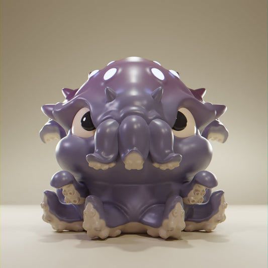 SquidOctopus - UNPAINTED - Grumpii Art Toy