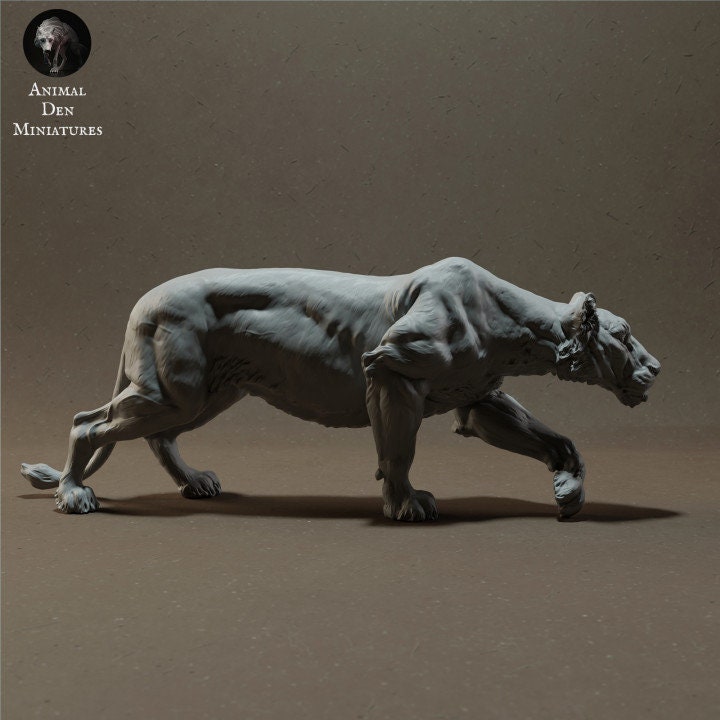 Lioness - UNPAINTED - Animal Den Miniatures