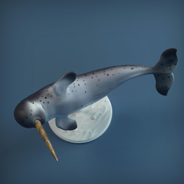 Narwhal - UNPAINTED - Animal Den Miniatures