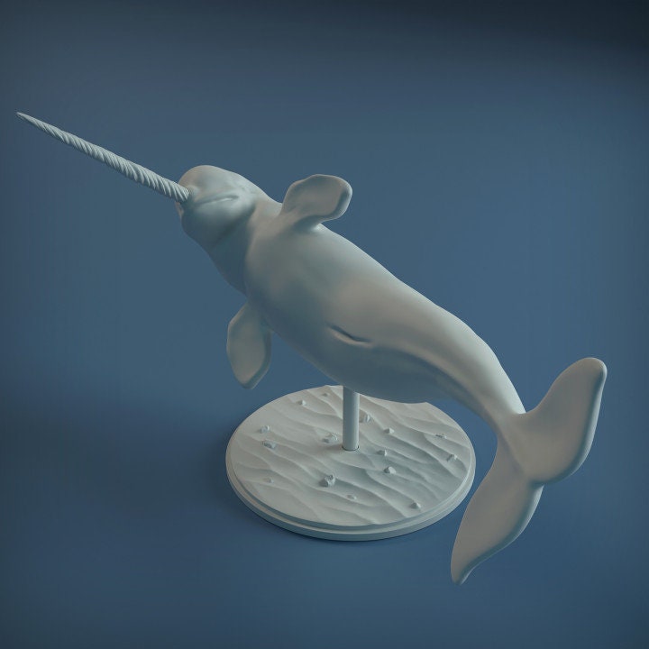Narwhal - UNPAINTED - Animal Den Miniatures