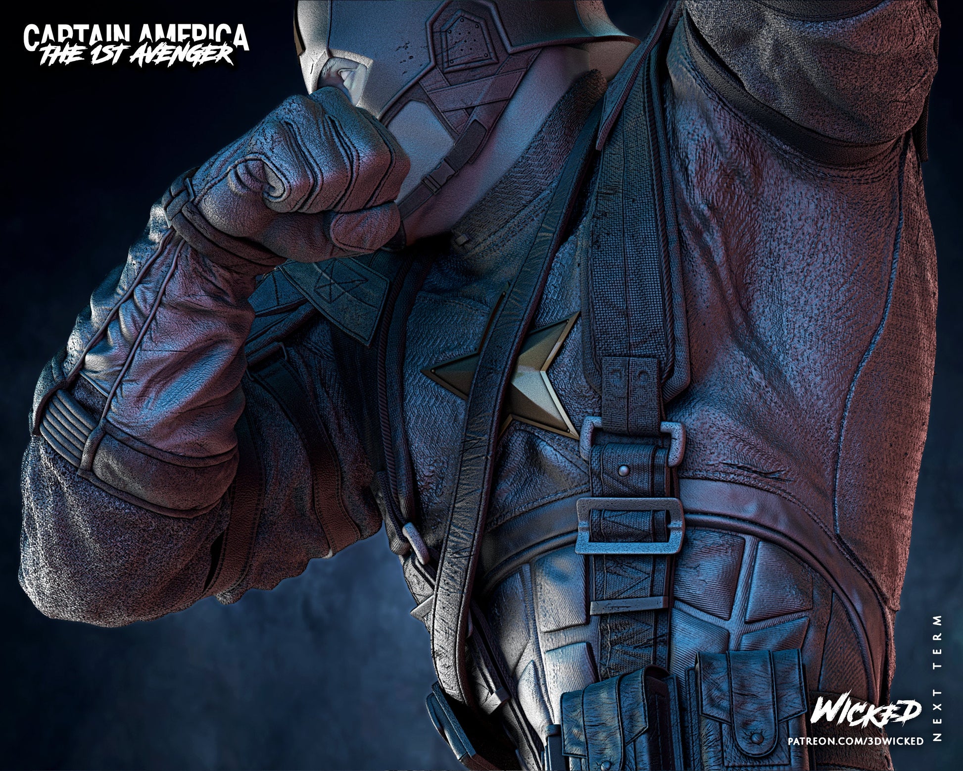 Captain America - Wicked 3D Models
