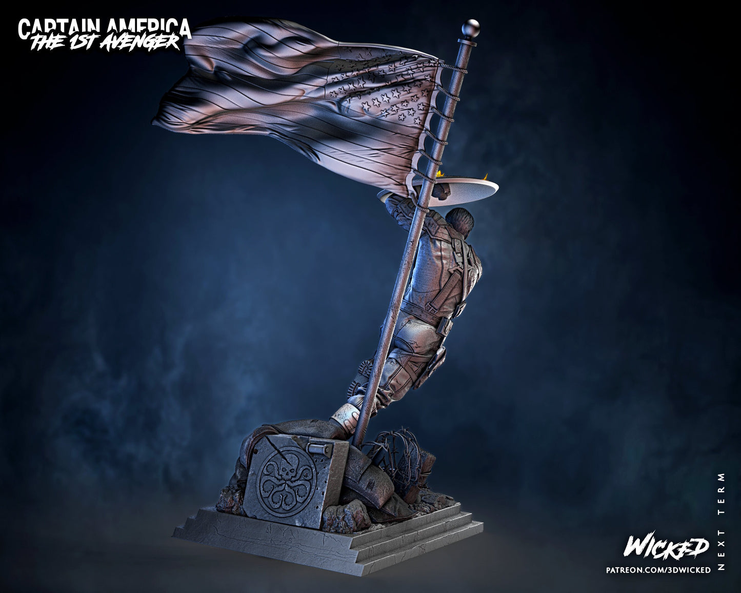 Captain America - Wicked 3D Models