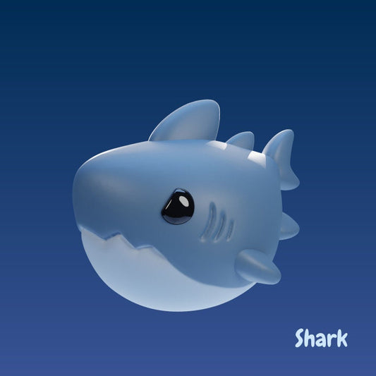 Shark - UNPAINTED - Grumpii Art