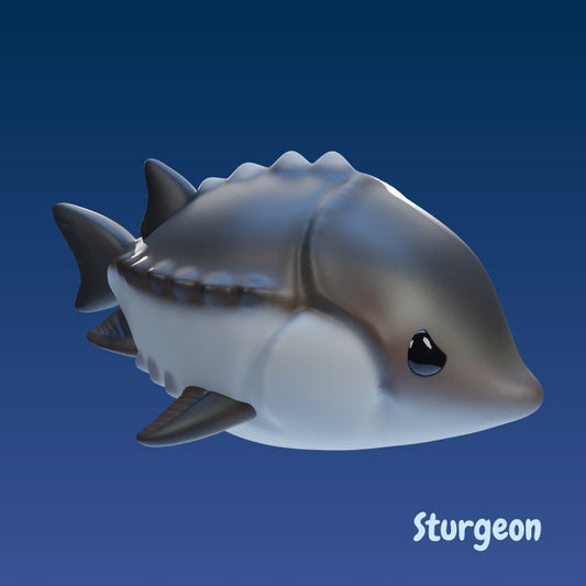 Sturgeon - UNPAINTED - Grumpii Art Toy