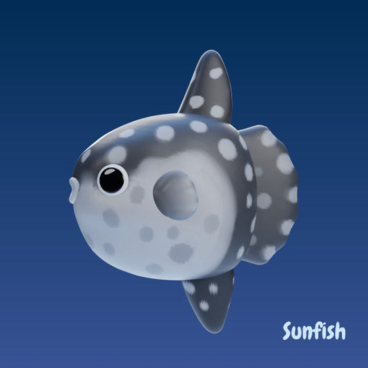 Sunfish - UNPAINTED - Grumpii Art Toy