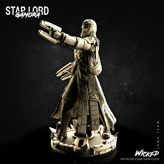 Starlord- UNPAINTED - Wicked 3D Models