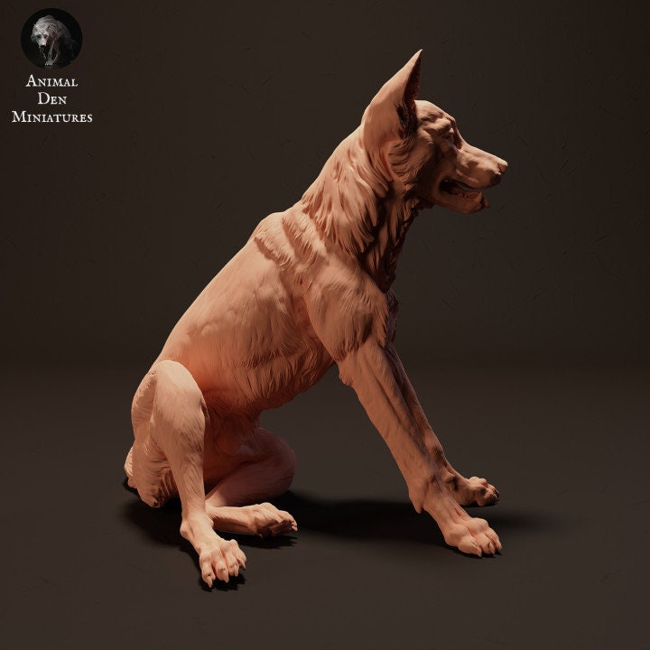 Dingo - UNPAINTED - Animal Den Miniatures