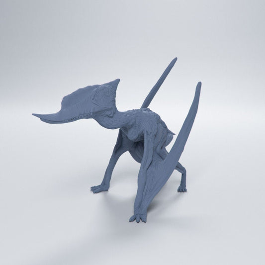 Dsungaripterus walking - Dino and Dog Miniatures