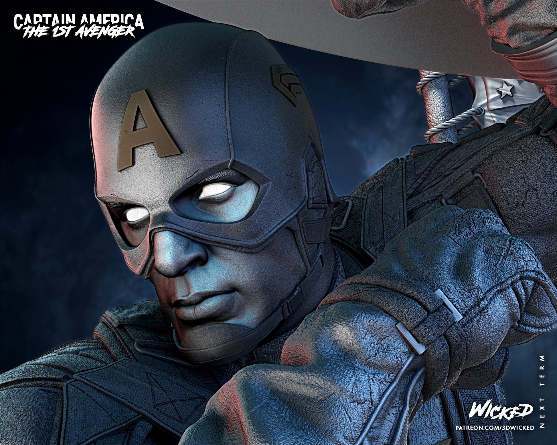 Captain America - Wicked 3D Models