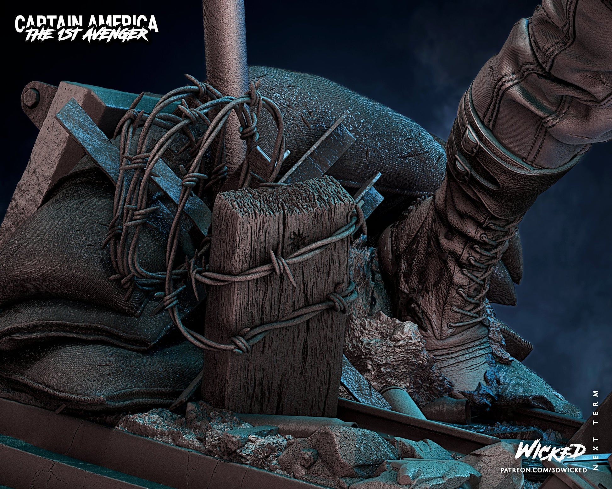 Captain America - Wicked 3D Models
