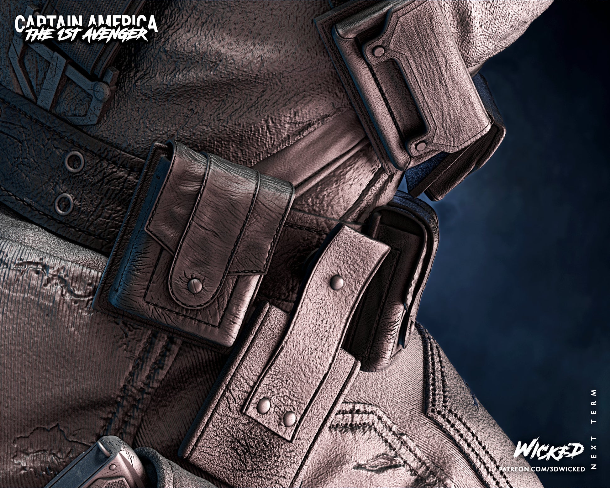 Captain America - Wicked 3D Models