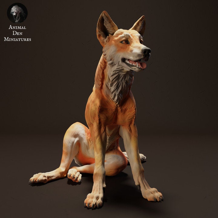 Dingo - UNPAINTED - Animal Den Miniatures