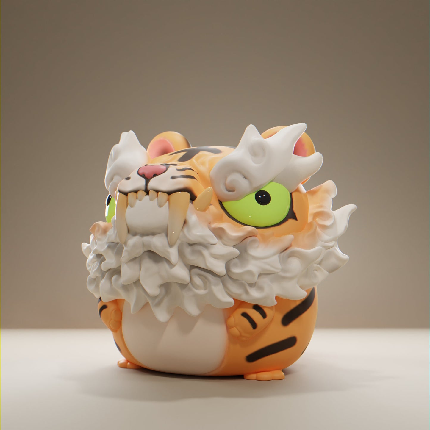 Tiger - UNPAINTED - Grumpii Art Toy