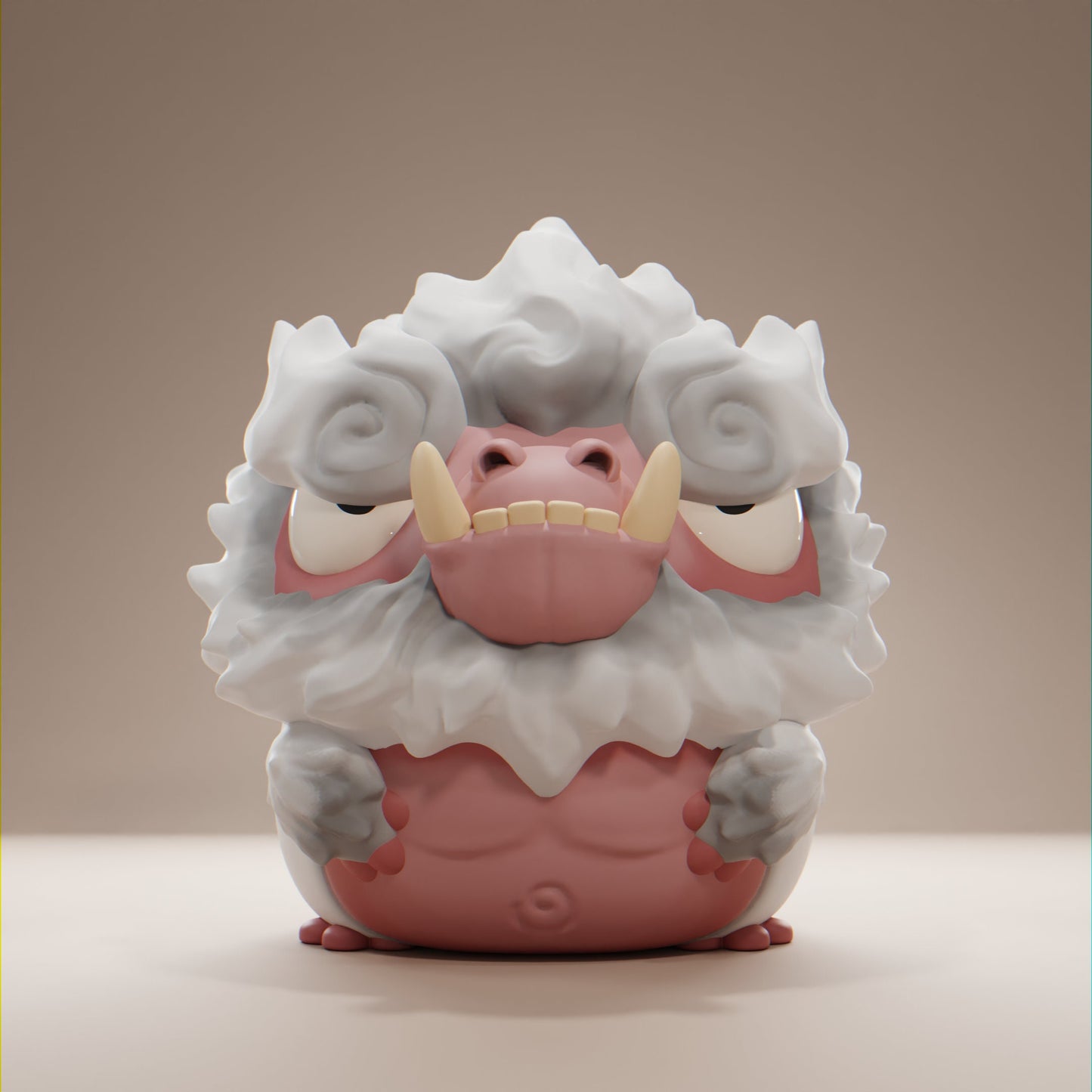 KiiKong - UNPAINTED - Grumpii Art Toy