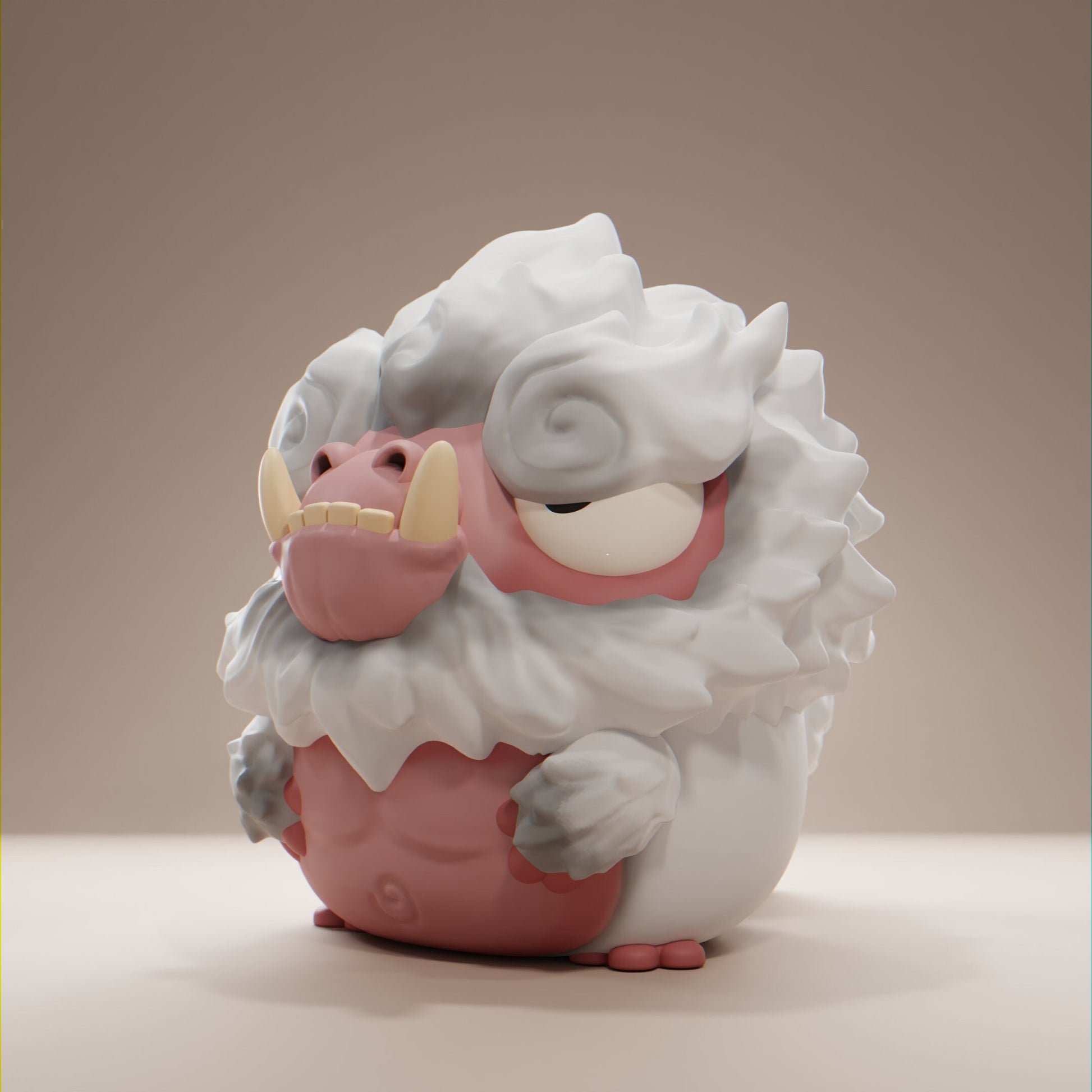 KiiKong - UNPAINTED - Grumpii Art Toy
