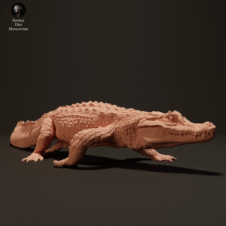 Caiman - UNPAINTED - Animal Den Miniatures