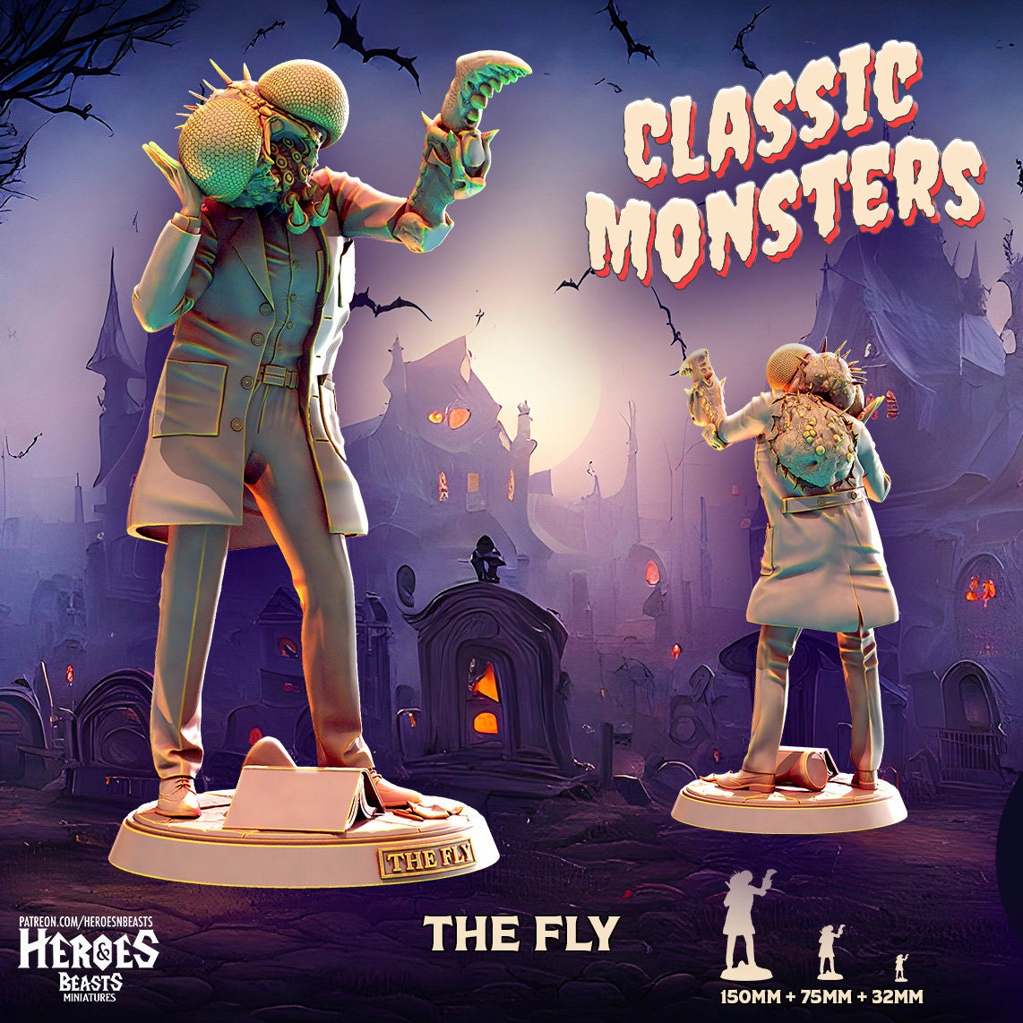 The Fly - Classic Monster Collection - Heroes and Beasts