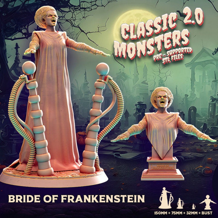 Bride of Frankenstein - Classic Monster Collection - Heroes and Beasts