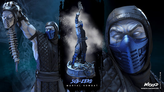 Sub Zero - UNPAINTED - Wicked 3d Prints