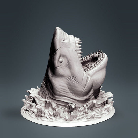 Megalodon - 3D Resin Figure - Clynche Art