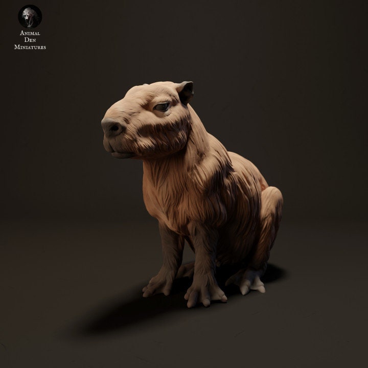 Capybara - UNPAINTED - Animal Den Miniatures